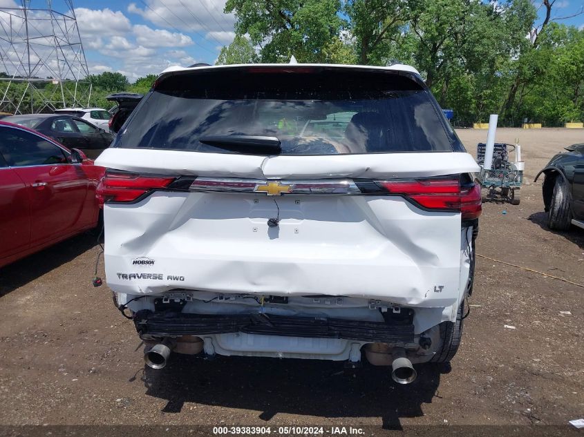 2022 Chevrolet Traverse Awd Lt Leather VIN: 1GNEVHKWXNJ134319 Lot: 39383904