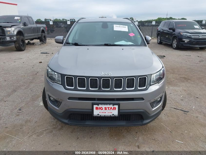 2019 Jeep Compass Latitude 4X4 VIN: 3C4NJDBB5KT651705 Lot: 39383908