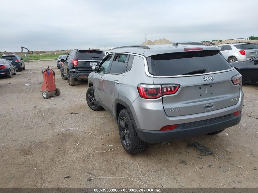 VIN 3C4NJDBB5KT651705 2019 JEEP COMPASS LATITUDE