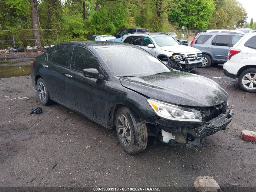 2017 Honda Accord Lx VIN: 1HGCR2F35HA181491 Lot: 39383919