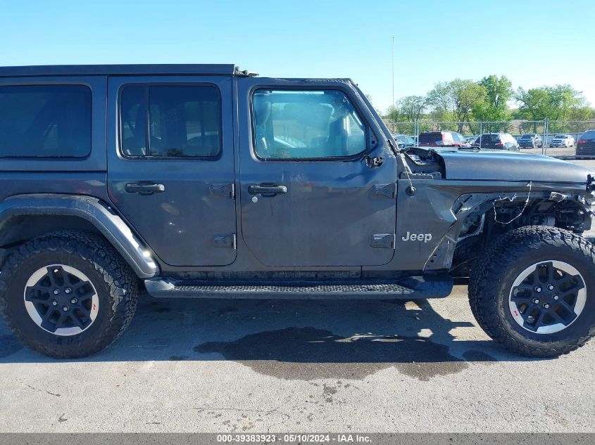 2018 Jeep Wrangler Unlimited Sahara 4X4 VIN: 1C4HJXEG5JW184106 Lot: 39383923