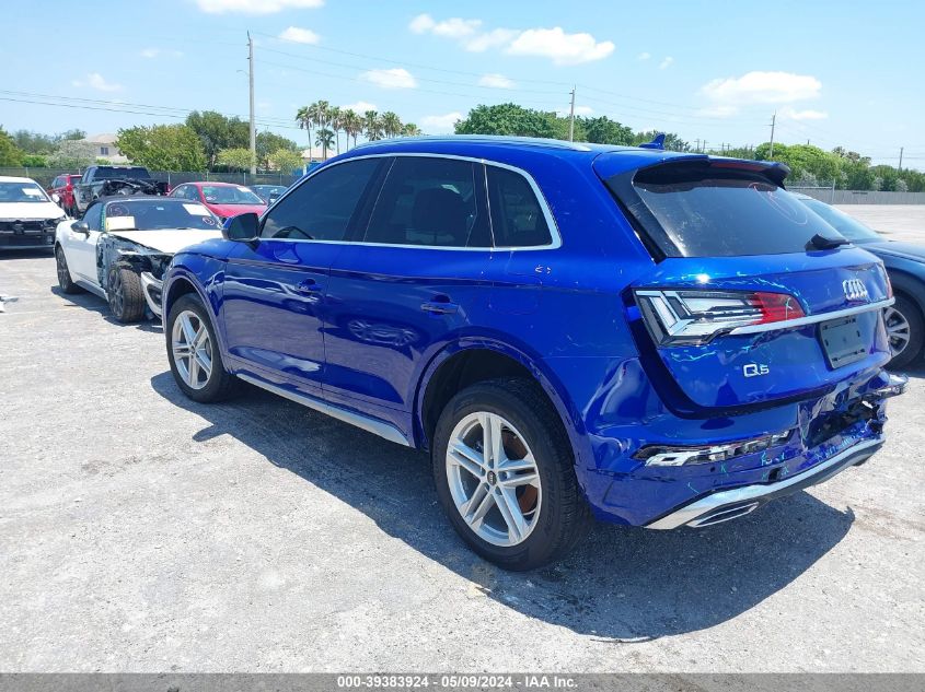 2022 Audi Q5 Premium 55 Tfsi E S Line Quattro S Tronic VIN: WA1G2AFY4N2088147 Lot: 39383924