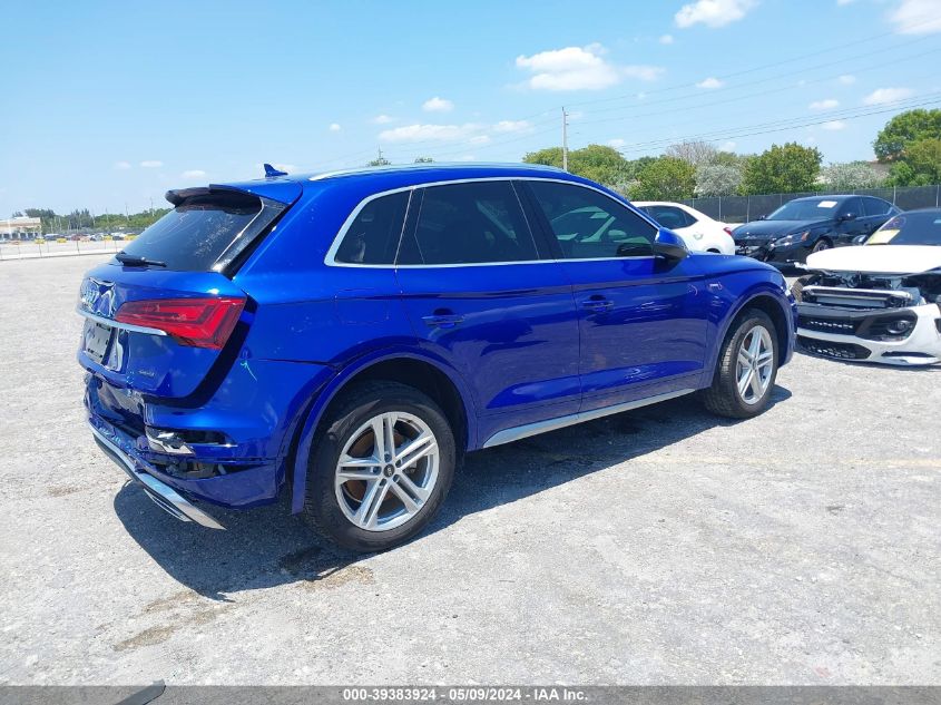 2022 Audi Q5 Premium 55 Tfsi E S Line Quattro S Tronic VIN: WA1G2AFY4N2088147 Lot: 39383924