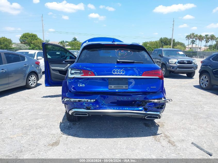 2022 Audi Q5 Premium 55 Tfsi E S Line Quattro S Tronic VIN: WA1G2AFY4N2088147 Lot: 39383924