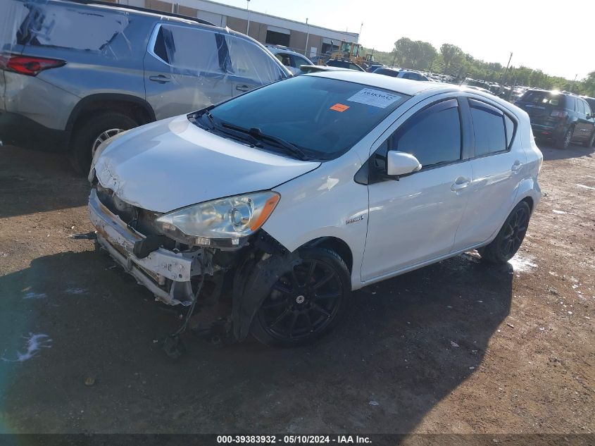 2013 Toyota Prius C Three VIN: JTDKDTB30D1531611 Lot: 39383932