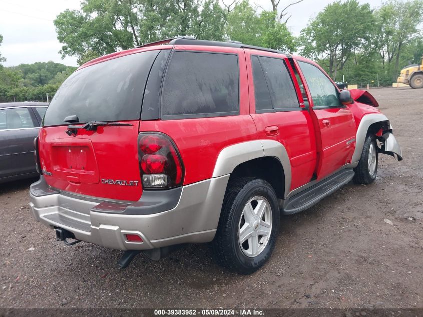 2002 Chevrolet Trailblazer Ltz VIN: 1GNDT13S822369957 Lot: 39383952