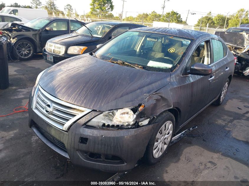 2015 Nissan Sentra Fe+ S/S/Sl/Sr/Sv VIN: 3N1AB7AP1FL685613 Lot: 39383960