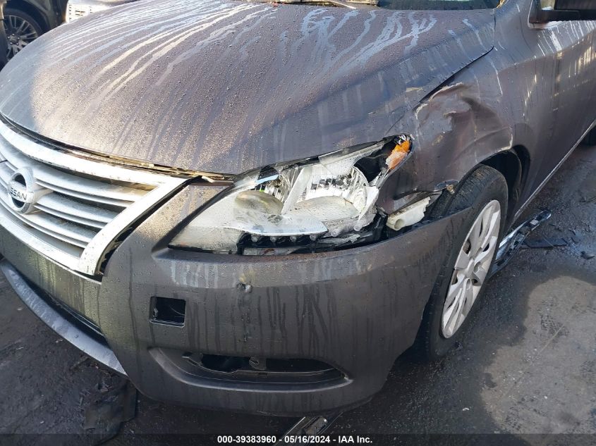 2015 Nissan Sentra Fe+ S/S/Sl/Sr/Sv VIN: 3N1AB7AP1FL685613 Lot: 39383960