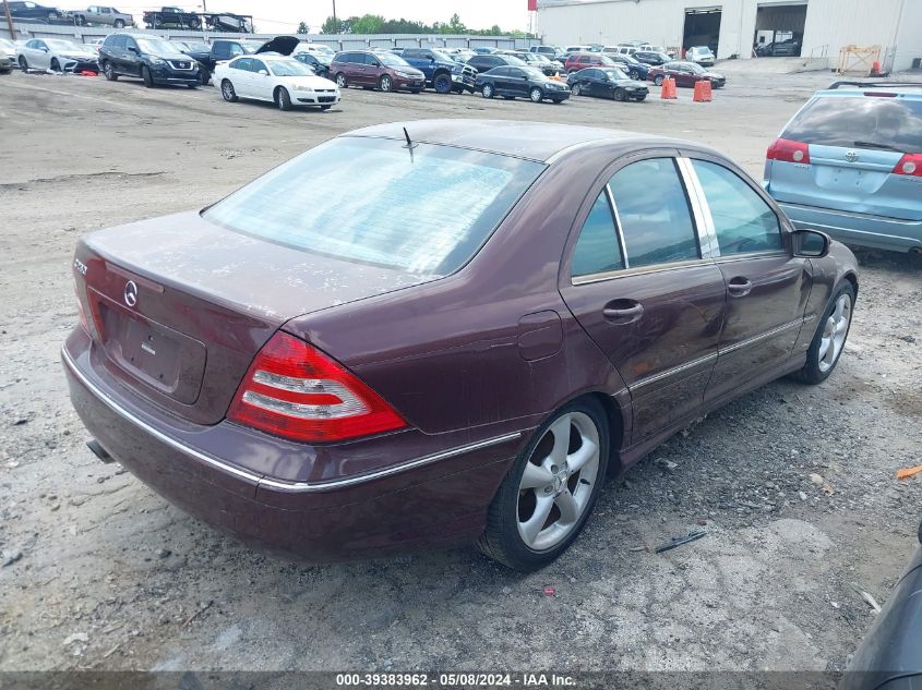 WDBRF52H86F767637 | 2006 MERCEDES-BENZ C 230