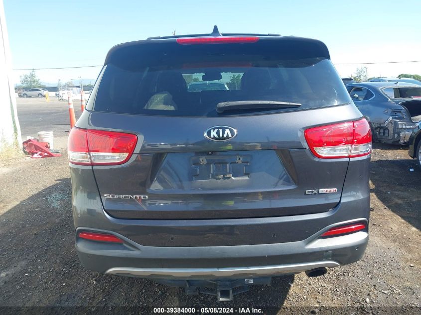 2016 KIA SORENTO EX - 5XYPHDA14GG033352