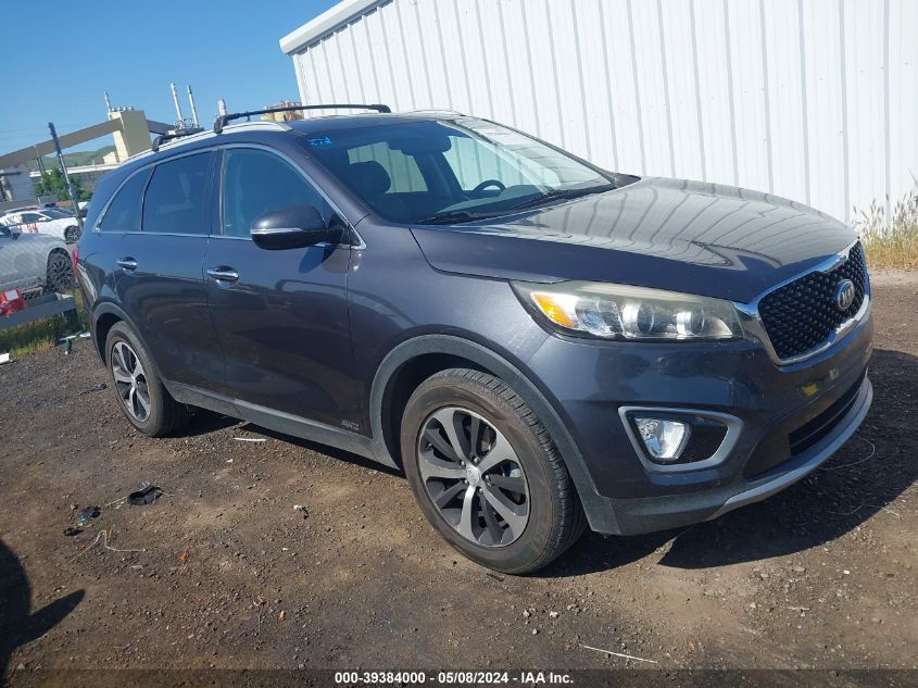 2016 Kia Sorento 2.0T Ex VIN: 5XYPHDA14GG033352 Lot: 39384000