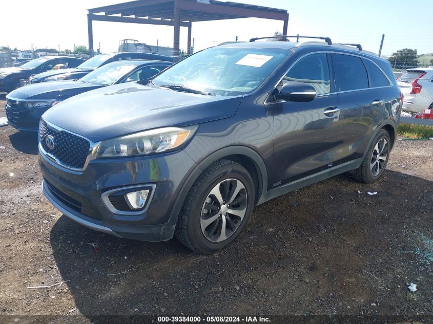 2016 KIA SORENTO EX - 5XYPHDA14GG033352