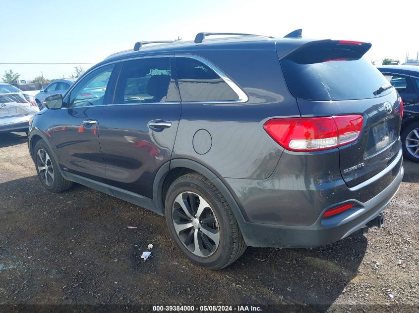 2016 KIA SORENTO EX - 5XYPHDA14GG033352