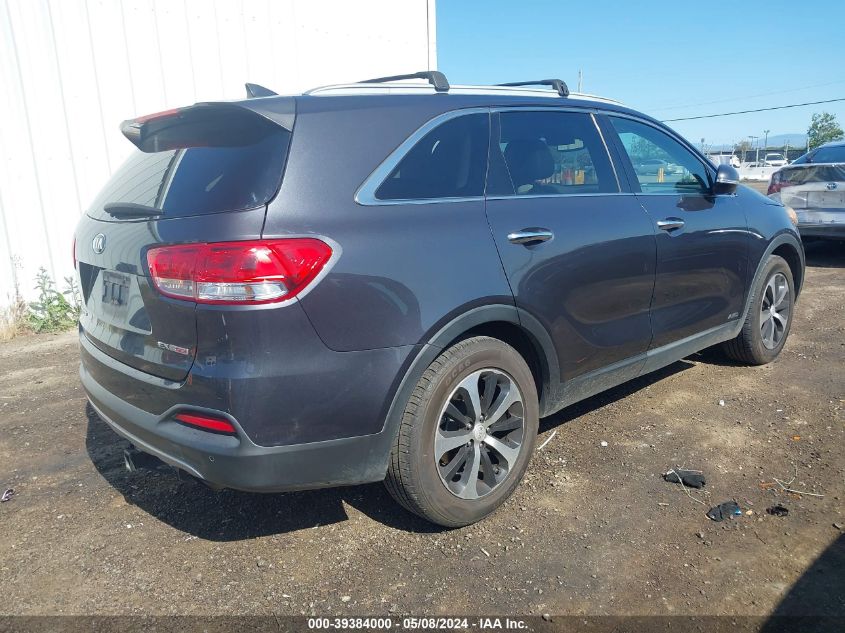 2016 KIA SORENTO EX - 5XYPHDA14GG033352