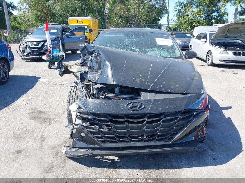 2022 Hyundai Elantra Sel VIN: KMHLM4AG5NU243626 Lot: 39384005