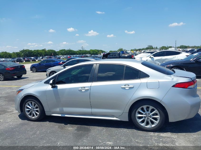 2020 Toyota Corolla Le VIN: JTDHPRAE5LJ033216 Lot: 39384014