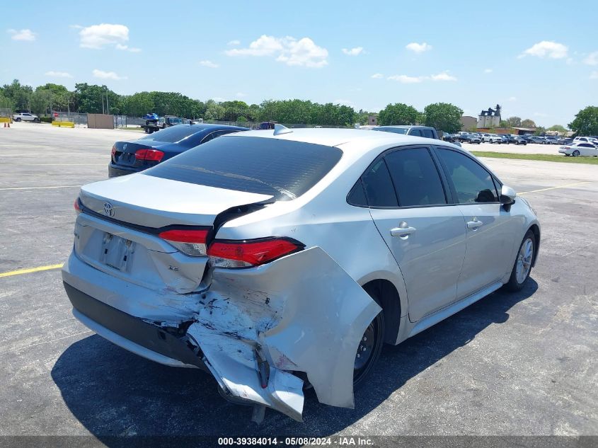 2020 Toyota Corolla Le VIN: JTDHPRAE5LJ033216 Lot: 39384014