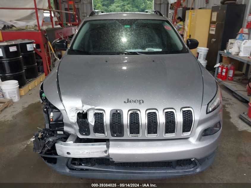 2016 Jeep Cherokee Sport VIN: 1C4PJLAB4GW351756 Lot: 39384025