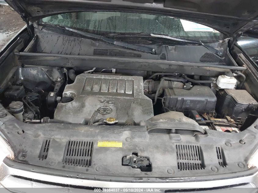 2012 Toyota Highlander Base V6 VIN: 5TDBK3EH9CS138611 Lot: 39384037