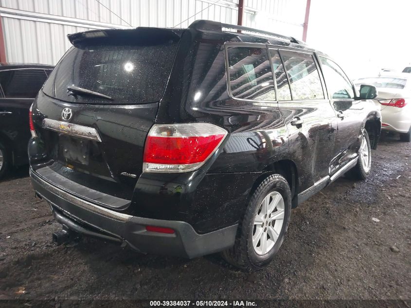 2012 Toyota Highlander Base V6 VIN: 5TDBK3EH9CS138611 Lot: 39384037