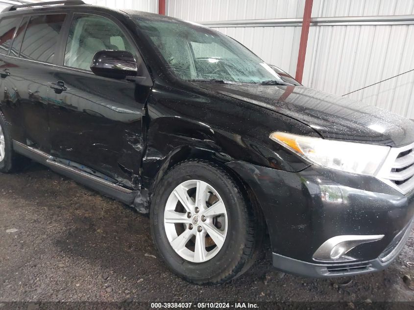 2012 Toyota Highlander Base V6 VIN: 5TDBK3EH9CS138611 Lot: 39384037