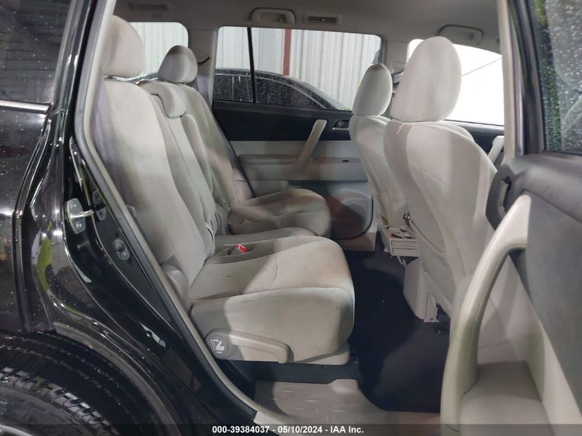 2012 Toyota Highlander Base V6 VIN: 5TDBK3EH9CS138611 Lot: 39384037