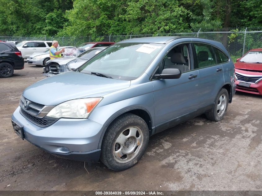 2010 Honda Cr-V Lx VIN: 5J6RE3H31AL015416 Lot: 39384039