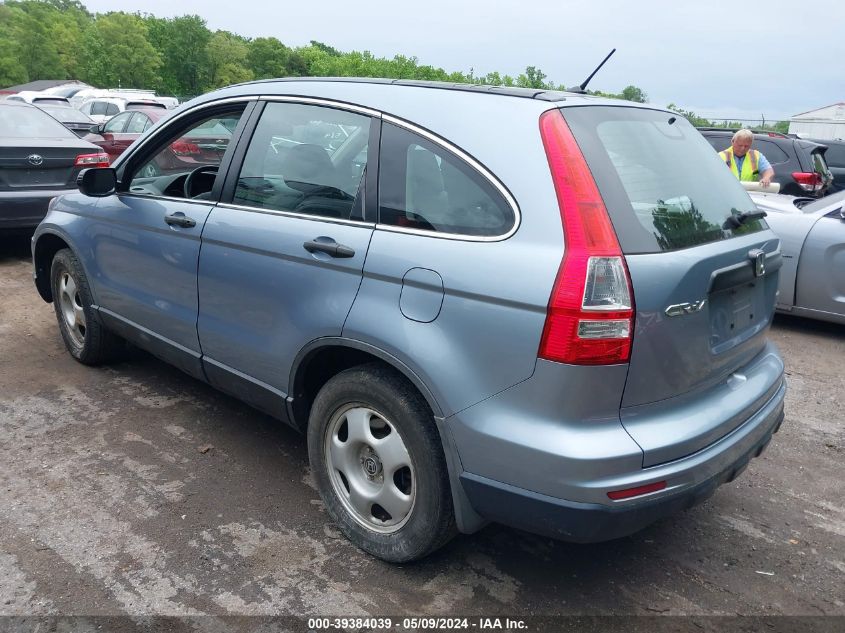 2010 Honda Cr-V Lx VIN: 5J6RE3H31AL015416 Lot: 39384039