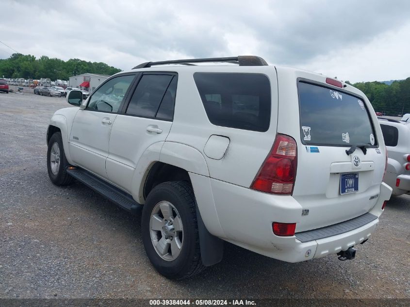 2005 Toyota 4Runner Limited V6 VIN: JTEZU17R058028813 Lot: 39384044