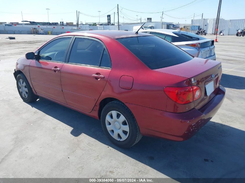 2003 Toyota Corolla Le VIN: 1NXBR32E83Z028081 Lot: 39384050