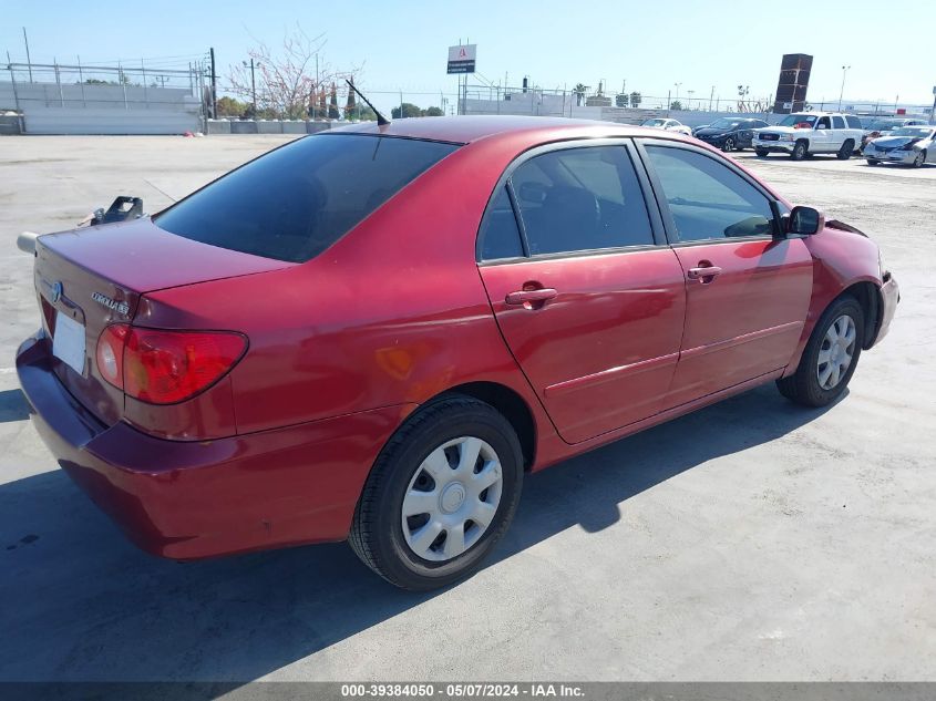 2003 Toyota Corolla Le VIN: 1NXBR32E83Z028081 Lot: 39384050