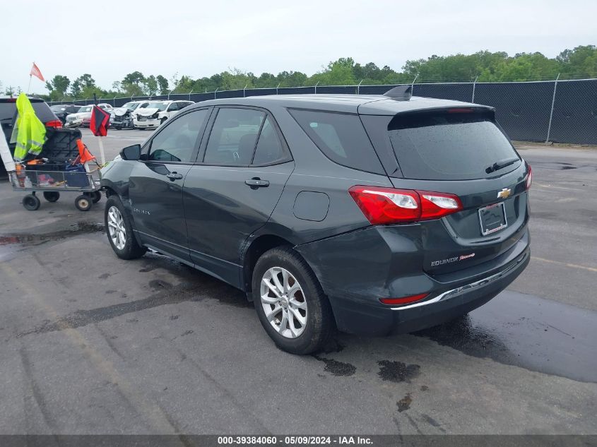 2018 Chevrolet Equinox Ls VIN: 2GNAXHEV6J6331460 Lot: 39384060