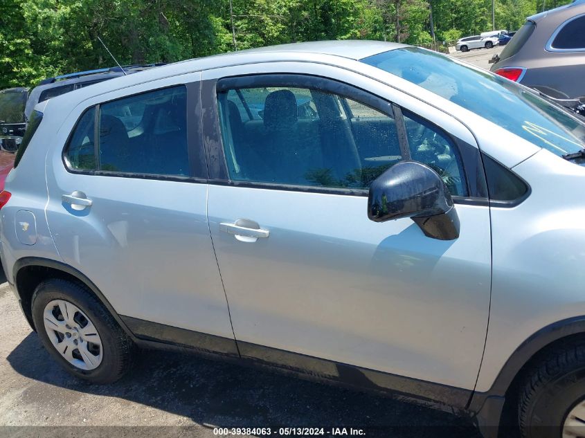 2016 Chevrolet Trax 1Ls VIN: 3GNCJKSB5GL274724 Lot: 39384063