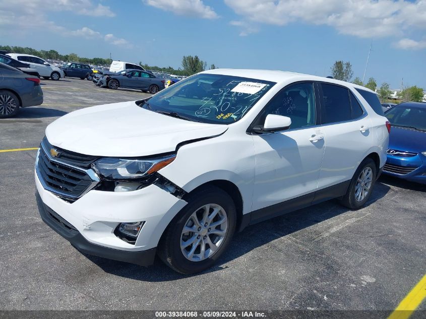 2021 CHEVROLET EQUINOX LT - 3GNAXKEV0MS100430