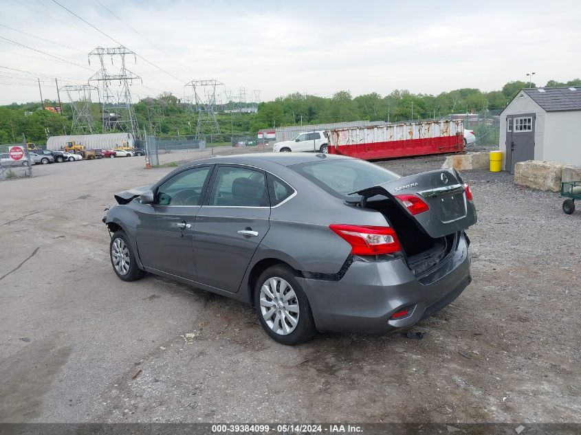 2016 Nissan Sentra Sv VIN: 3N1AB7AP3GY240696 Lot: 39384099