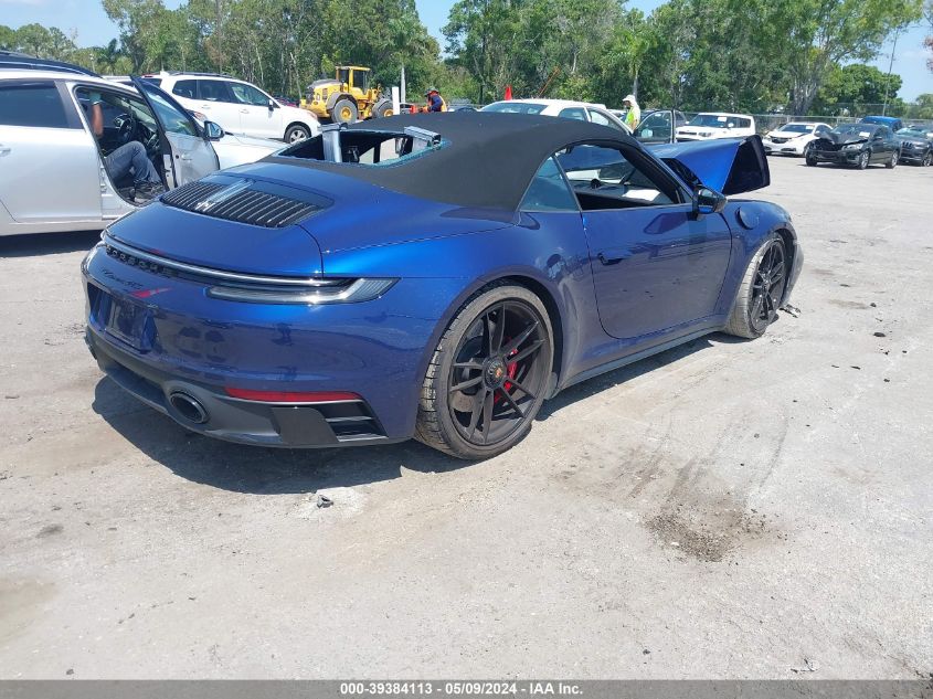 2023 Porsche 911 Carrera 4 Gts Cabriolet/Carrera 4S Cabriolet/Carrera Gts Cabriolet/Carrera S Cabriolet VIN: WP0CB2A90PS247257 Lot: 39384113