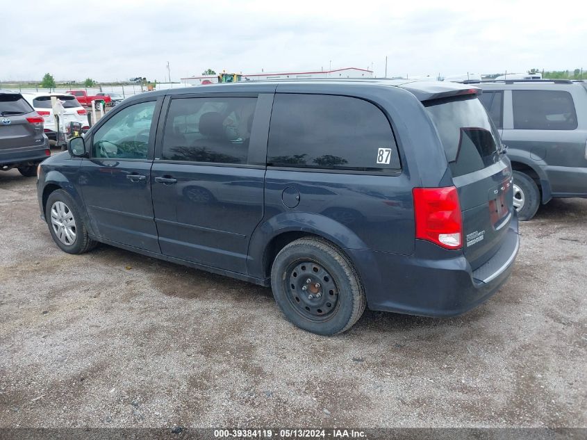 2014 Dodge Grand Caravan Se VIN: 2C4RDGBG2ER190668 Lot: 39384119