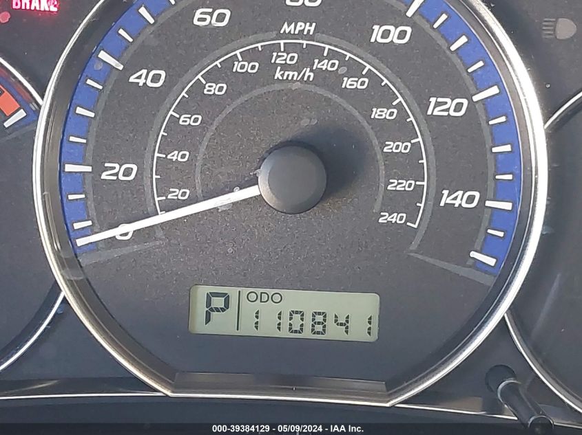 2011 Subaru Forester 2.5X VIN: JF2SHBBC9BH767694 Lot: 39384129