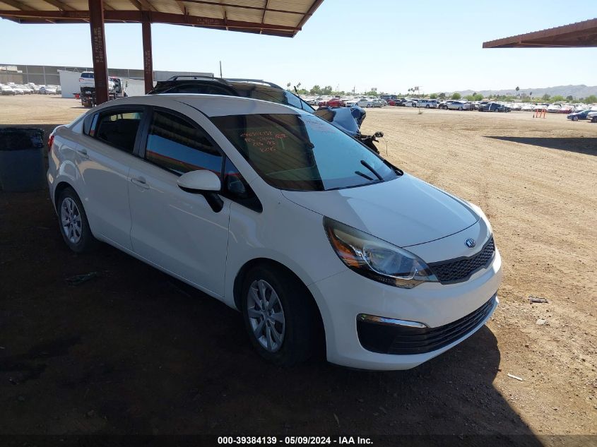 2016 Kia Rio Lx VIN: KNADM4A34G6638245 Lot: 39384139