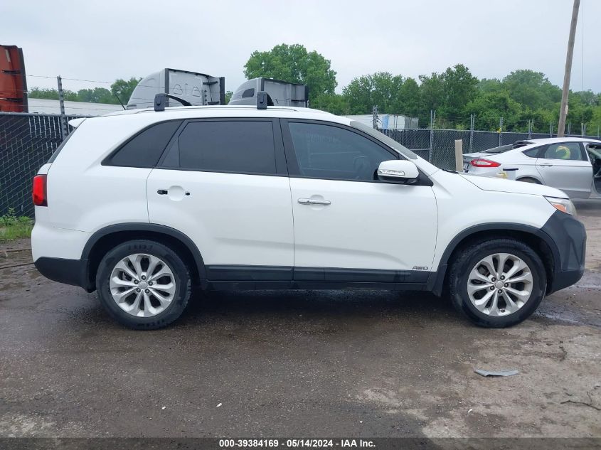 2014 Kia Sorento Ex V6 VIN: 5XYKUDA78EG543422 Lot: 39384169