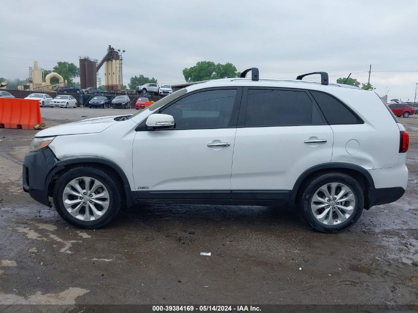 2014 Kia Sorento Ex V6 VIN: 5XYKUDA78EG543422 Lot: 39384169