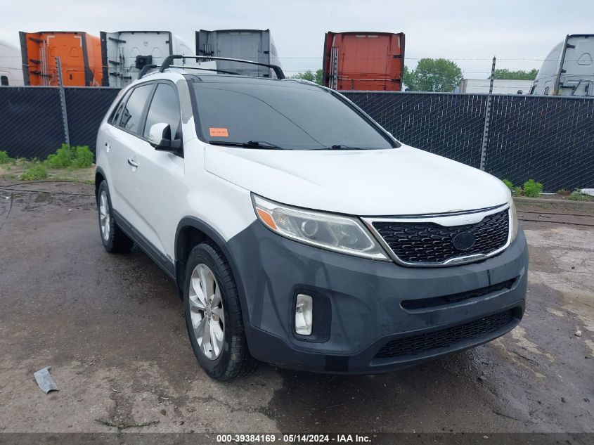 2014 Kia Sorento Ex V6 VIN: 5XYKUDA78EG543422 Lot: 39384169