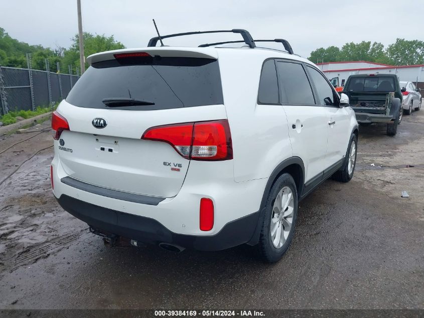 2014 Kia Sorento Ex V6 VIN: 5XYKUDA78EG543422 Lot: 39384169