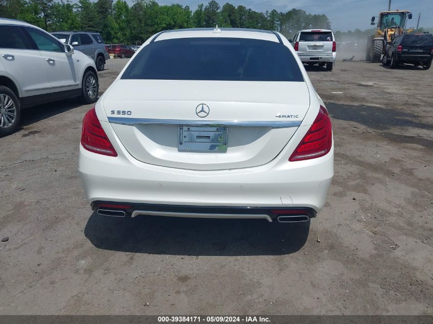 2015 Mercedes-Benz S 550 4Matic VIN: WDDUG8FB4FA088628 Lot: 39384171