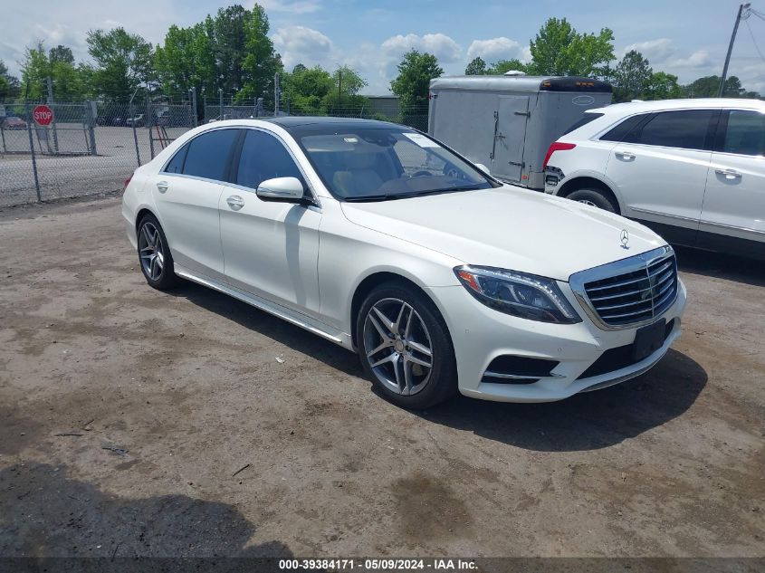 2015 Mercedes-Benz S 550 4Matic VIN: WDDUG8FB4FA088628 Lot: 39384171