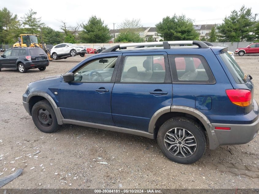 2003 Mitsubishi Outlander Ls VIN: JA4LZ31G13U095787 Lot: 39384181