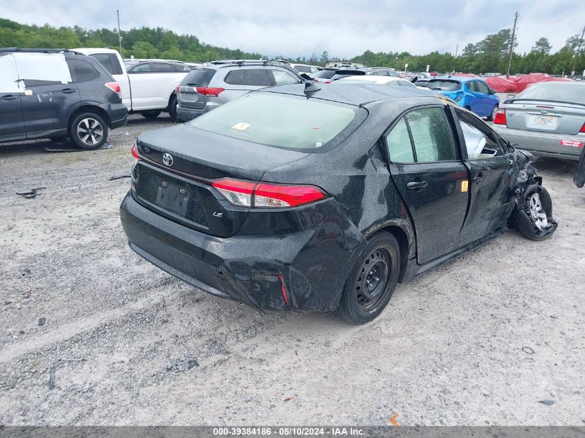 2020 Toyota Corolla Le VIN: JTDEPRAEXLJ051519 Lot: 39384186