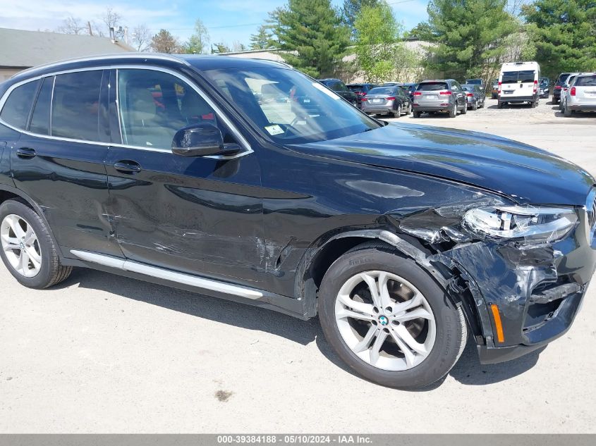 2020 BMW X3 xDrive30I VIN: 5UXTY5C07L9C04181 Lot: 39384188