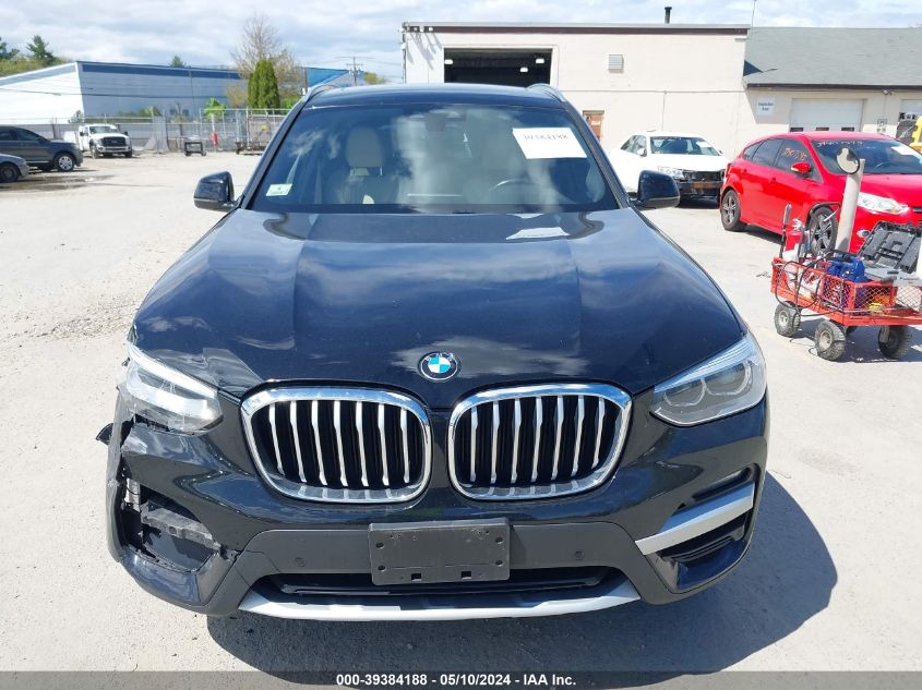 2020 BMW X3 xDrive30I VIN: 5UXTY5C07L9C04181 Lot: 39384188