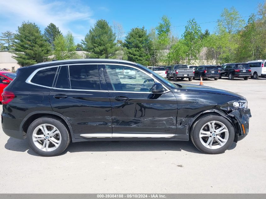 2020 BMW X3 xDrive30I VIN: 5UXTY5C07L9C04181 Lot: 39384188